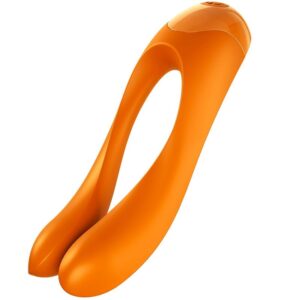 Satisfyer-Candy Cane Vibratore Ditalino, Silicone