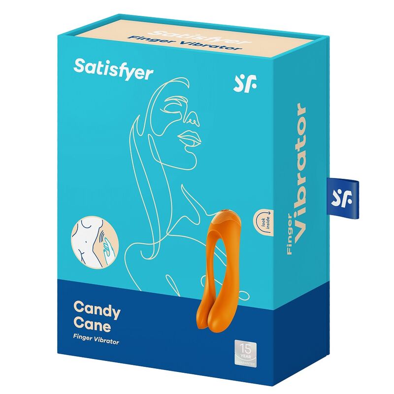 Satisfyer-Candy Cane Vibratore Ditalino, Silicone · Vibratori (immagine 2)