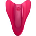 Satisfyer Vibrator-High Fly Vibratore per Dito Fucsia-Silicone · Vibratori