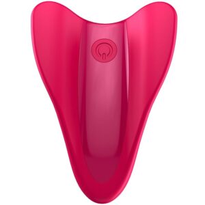 Satisfyer Vibrator-High Fly Vibratore per Dito Fucsia-Silicone