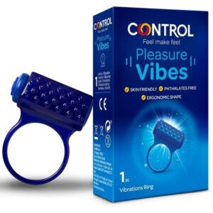 Control Toys-Pleasure Vibes Anello Vibrante-Silicone, Impermeabile 4 Control Toys-Pleasure Vibes Anello Vibrante-Silicone, Impermeabile · Anelli & Guaine per pene