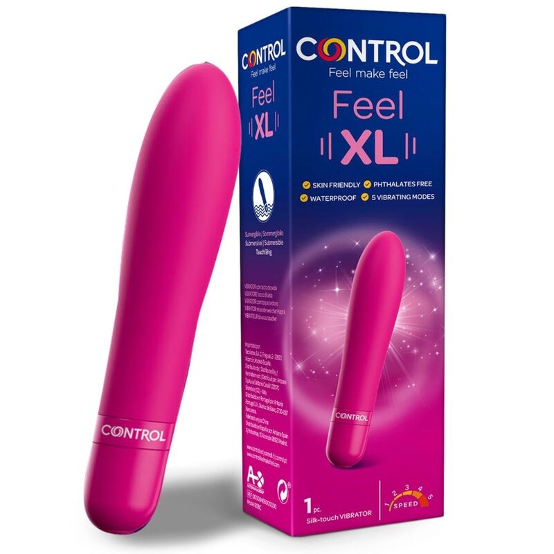 Control Toys-Feel Xl Vibratore Tipo Bullet-Silicone, 5 velocità 1 Control Toys-Feel Xl Vibratore Tipo Bullet-Silicone, 5 velocità · Vibratori