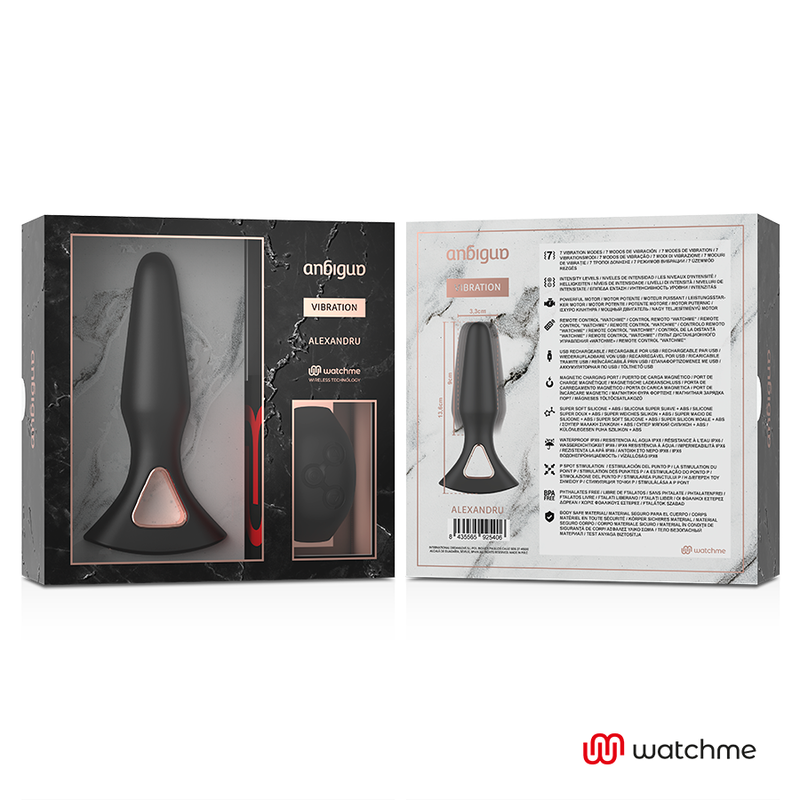 Anbiguo-Watchme Orologio Telecomando Vibratore Plug anale · Accessori BDSM (immagine 8)