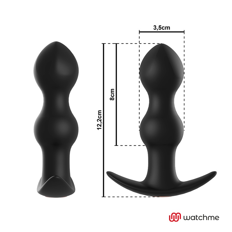 Anbiguo-Watchme Plug anale Vibratore Tiberio-Silicio, 7 velocità · Accessori BDSM (immagine 9)