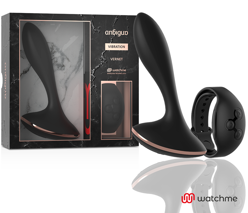 Anbiguo-Vernet Plug anale Vibratore con telecomando