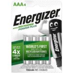 Energizer-Batterie ricaricabili Aaa, Blister 4-Rechargeable · Batterie & Accessori