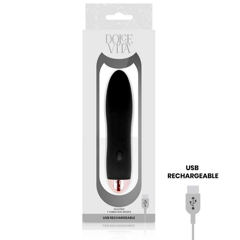 Dolce Vita-Vibratore ricaricabile Four 7 Velocità-Silicone 16 Dolce Vita-Vibratore ricaricabile Four 7 Velocità-Silicone · Vibratori (imaginea 2)