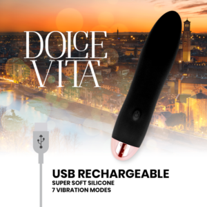 Dolce Vita-Vibratore ricaricabile Four 7 Velocità-Silicone 25 Dolce Vita-Vibratore ricaricabile Four 7 Velocità-Silicone · Vibratori (imaginea 3)