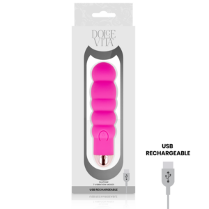 Dolce Vita-Sei Vibratore Ricaricabile 7 Velocità-Silicone · Vibratori (imaginea 6)