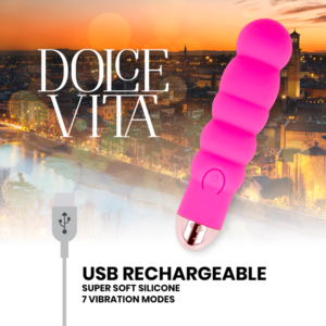 Dolce Vita-Sei Vibratore Ricaricabile 7 Velocità-Silicone · Vibratori (imaginea 8)
