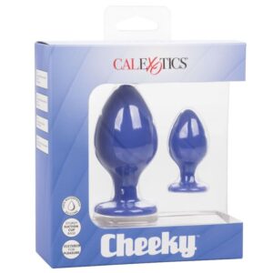 Calexotics-Cheeky Plug anale Viola-Silicone, Impermeabile, Ventosa · Accessori BDSM (immagine 9)