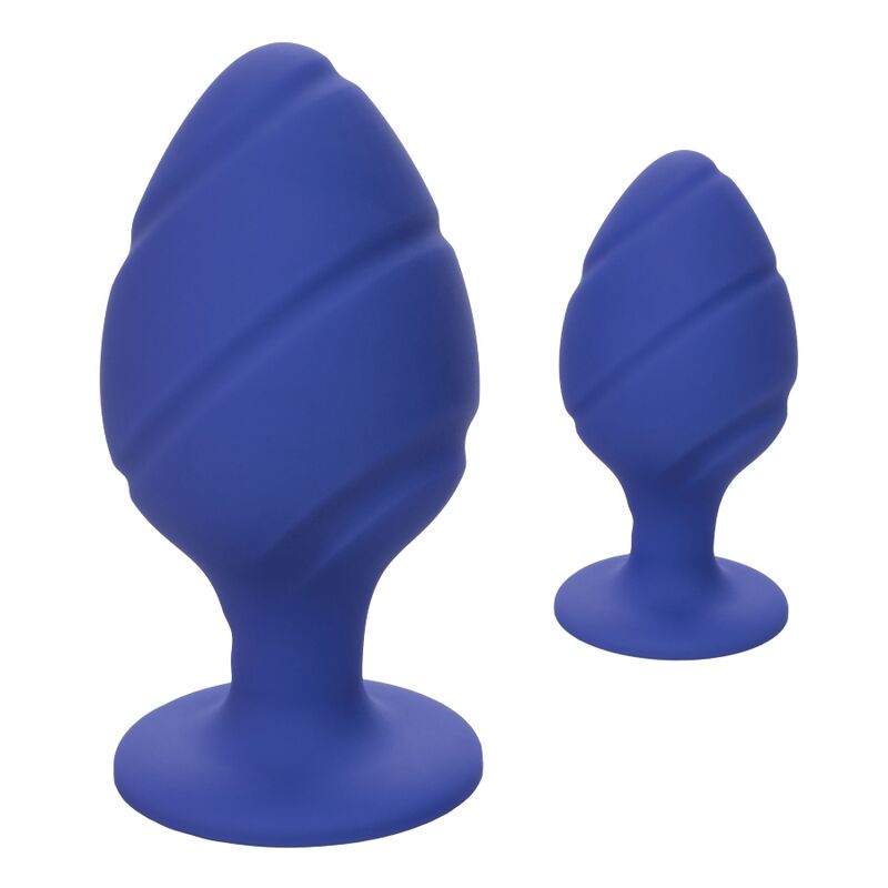 Calexotics-Cheeky Plug anale Viola-Silicone, Impermeabile, Ventosa · Accessori BDSM