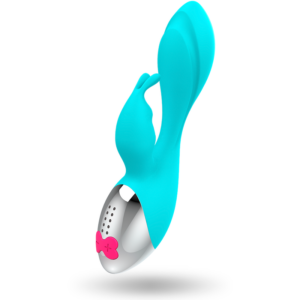 Happy Loky-Miki Rabbit Vibrator Turchese, Usb · Vibratori