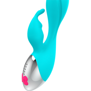 Happy Loky-Miki Rabbit Vibrator Turchese, Usb · Vibratori (imaginea 2)