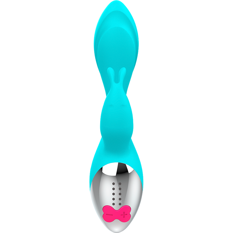 Happy Loky-Miki Rabbit Vibrator Turchese, Usb · Vibratori (imaginea 4)