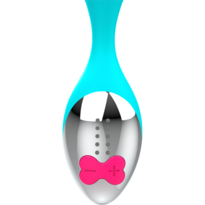 Happy Loky-Mini Fun Vibratore Turchese, Usb Ricaricabile-Silicone · Vibratori (imaginea 2)