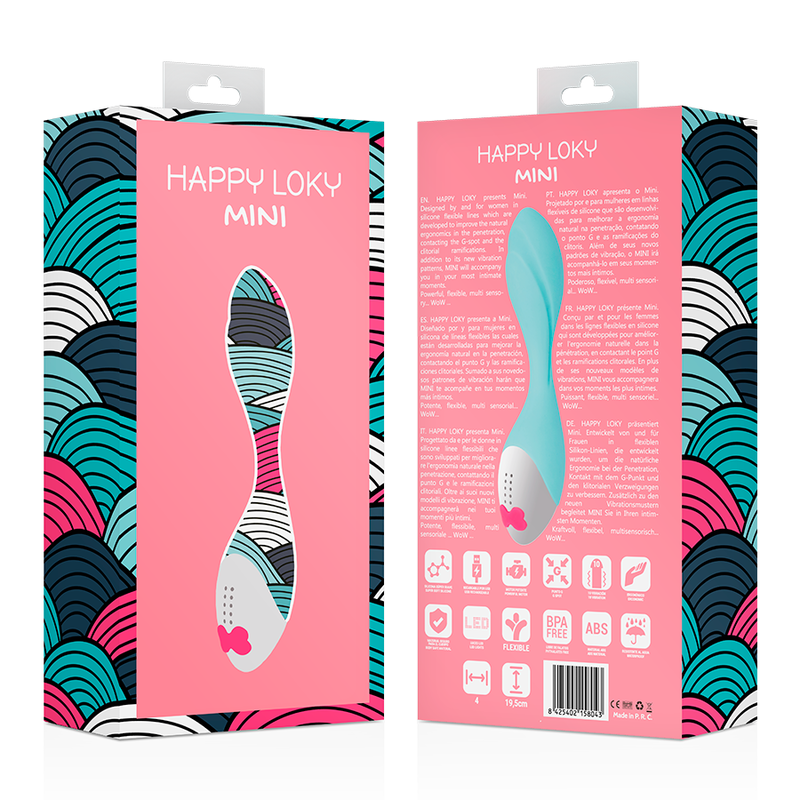 Happy Loky-Mini Fun Vibratore Turchese, Usb Ricaricabile-Silicone 8 Happy Loky-Mini Fun Vibratore Turchese, Usb Ricaricabile-Silicone · Vibratori (imaginea 8)