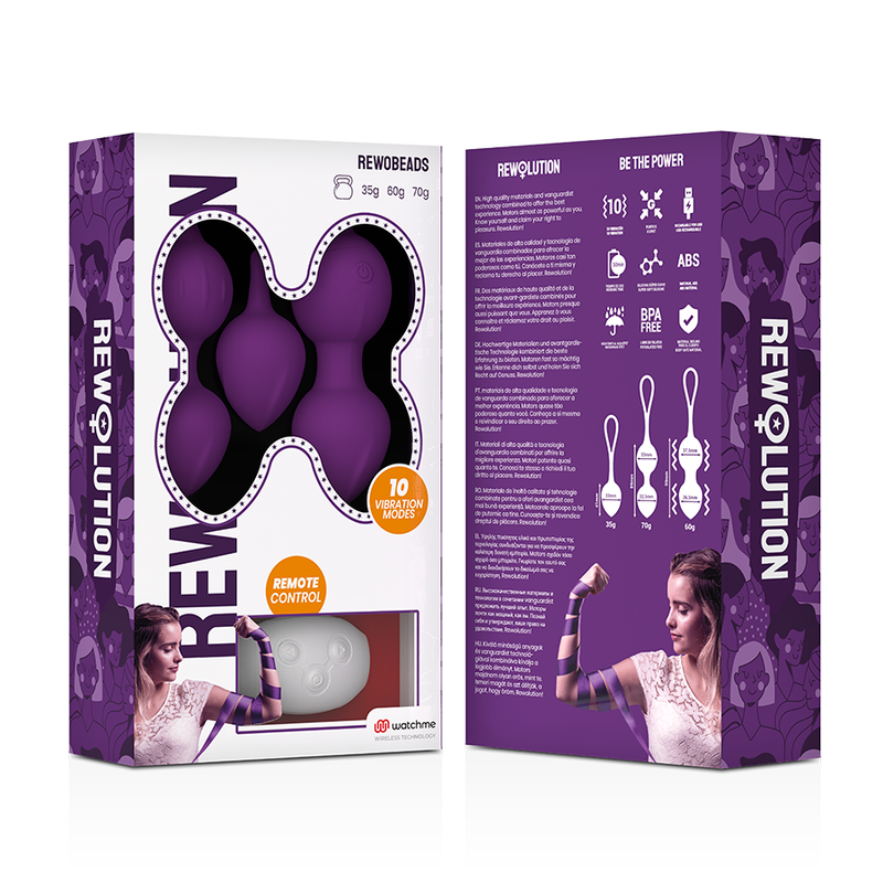 Rewolution-Rewobeads Palle Vibratorie con Telecomando · Giocattoli anali (immagine 5)