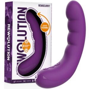 Rewolution-Rewocurvy Vibratore Ricaricabile Flessibile in Silicone, 10 · Vibratori