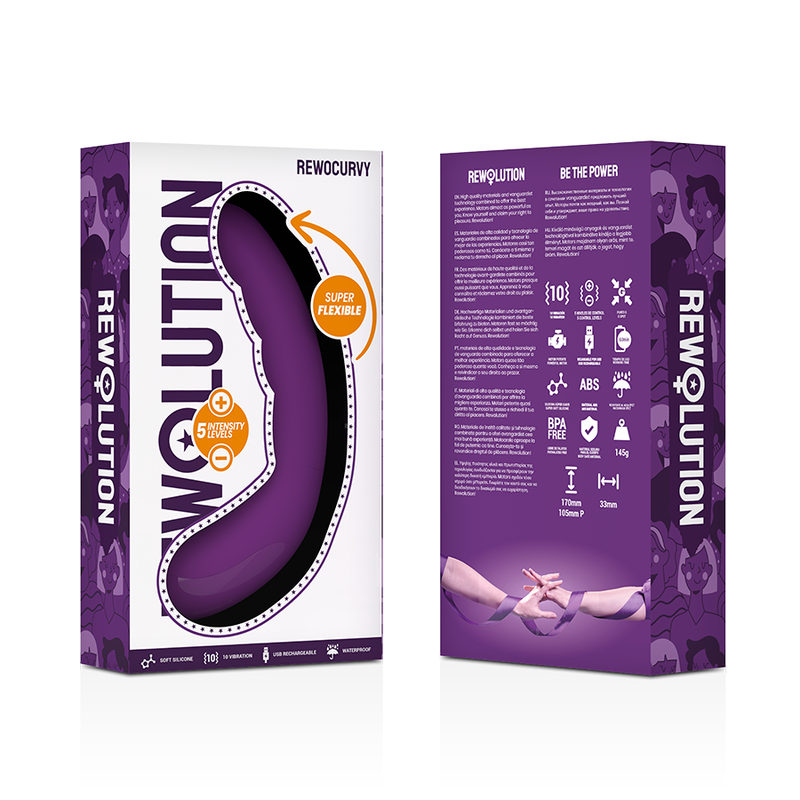 Rewolution-Rewocurvy Vibratore Ricaricabile Flessibile in Silicone, 10 · Vibratori (imaginea 7)