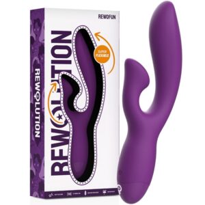 Rewolution-Rewofun Vibratore Flessibile Coniglio, Stimola A-spot · Vibratori