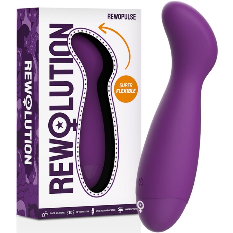 Rewolution-Rewopulse Vibratore Flessibile Stimolatore