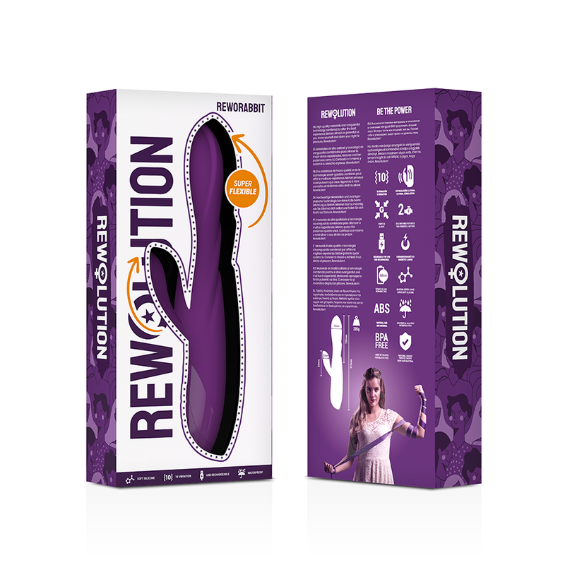 Rewolution-Reworabbit Vibratore Flessibile Con Rabbit, Stimolazione 7 Rewolution-Reworabbit Vibratore Flessibile Con Rabbit, Stimolazione · Vibratori (imaginea 7)