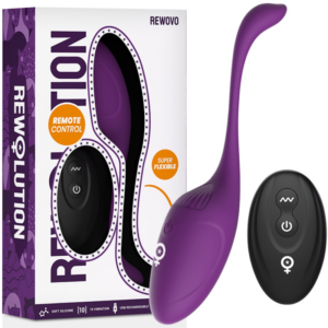 Rewolution-Rewovo Uovo Vibratore con Telecomando-Silicone, 10 velocità · Vibratori