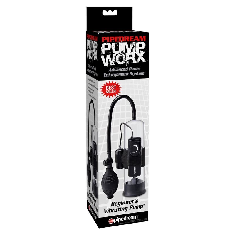Pump Worx-Pompa a vuoto vibrante per principianti 2 Pump Worx-Pompa a vuoto vibrante per principianti — PIPEDREAMS · Anelli & Guaine per pene (imaginea 2)