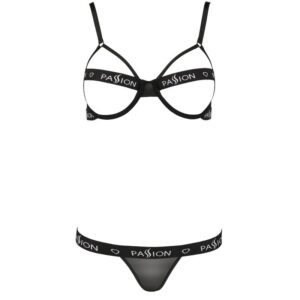 Passion-Kyouka Set reggiseno con tazze aperte e tanga 7 Passion-Kyouka Set reggiseno con tazze aperte e tanga · Lingerie sexy donna (immagine 4)