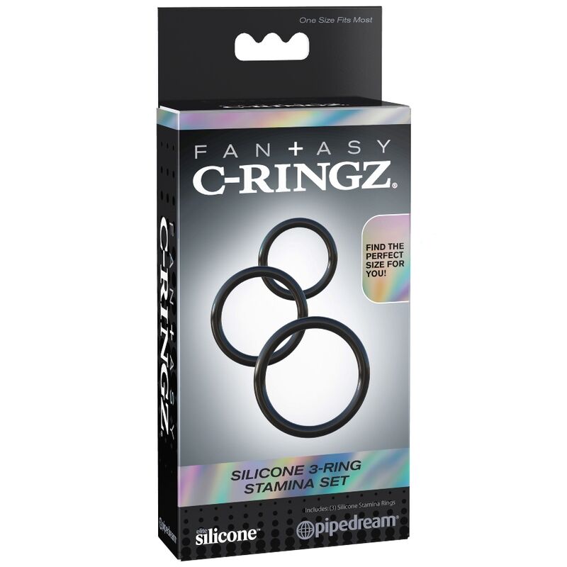 Fantasy C-ringz-Set 3 Anelli in Silicone per la Resistenza 4 Fantasy C-ringz-Set 3 Anelli in Silicone per la Resistenza — PIPEDREAMS · Anelli & Guaine per pene (imaginea 4)