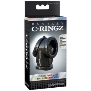 Fantasy C-ringz-Cock Pipe con Ball Stretcher-TPR — PIPEDREAMS · Anelli & Guaine per pene (immagine 4)