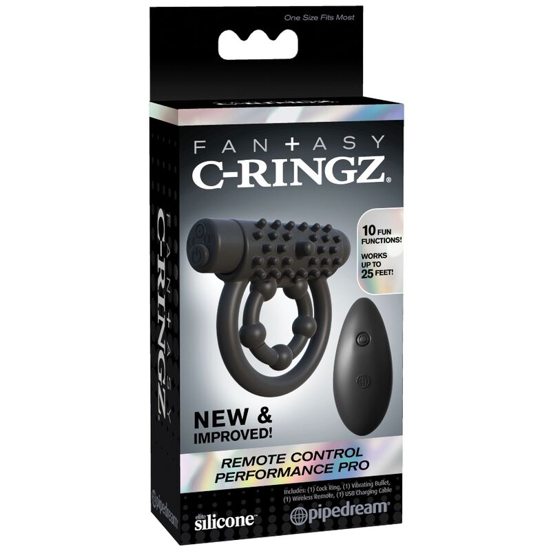 Fantasy C-ringz-Anello Vibratore con telecomando — PIPEDREAMS · Anelli & Guaine per pene (immagine 9)