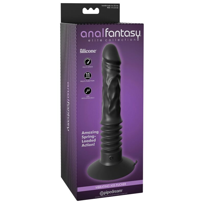 Anal Fantasy Elite Collection-Vibratore Anal-Silicone, 10 velocità — PIPEDREAMS · Giocattoli anali (immagine 5)
