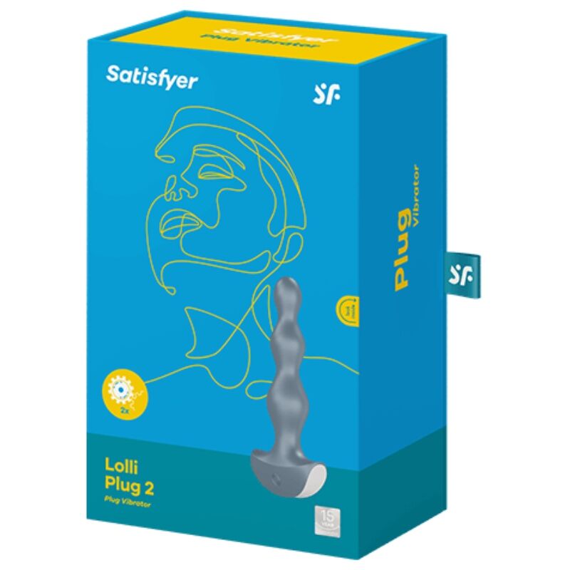 Satisfyer-Plug anale Silicone Lolli Plug 2 Vibratore · Accessori BDSM (immagine 3)