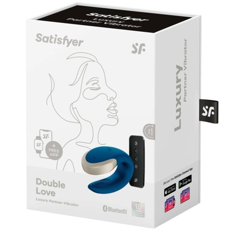 Satisfyer Partner-Double Love Luxury Vibratore per Coppia 2 Satisfyer Partner-Double Love Luxury Vibratore per Coppia · Giocattoli per coppie (imaginea 2)