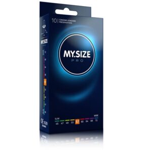 My Size Pro-Pro Prezervative 57 mm 10 Bucăți-Latex · Prezervative