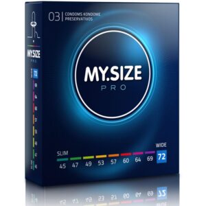 My Size Pro-Pro Preservativo 72 mm, 3 Pezzi 2 My Size Pro-Pro Preservativo 72 mm, 3 Pezzi · Preservativi