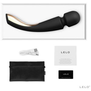 Lelo-Smart Wand 2 Medium Nero Massager-Silicone, 10 velocità 8 Lelo-Smart Wand 2 Medium Nero Massager-Silicone, 10 velocità · Vibratori (imaginea 3)