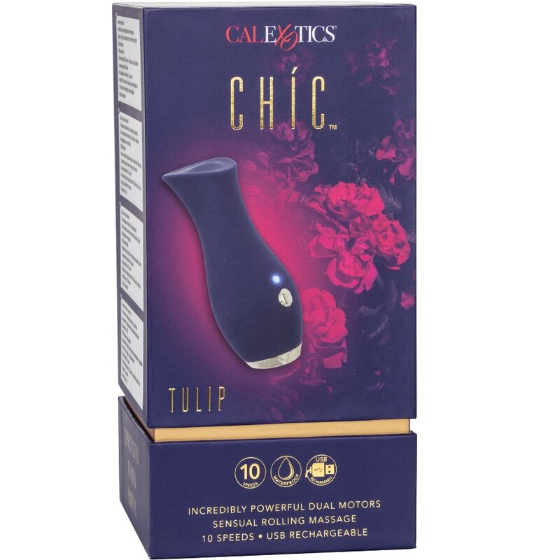 Calexotics-Massaggiatore Chic Tulip in Silicone Blu · Vibratori (immagine 2)