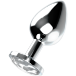 Ohmama-Plug anale Acciaio con Cristallo 2,7 x 8 cm · Accessori BDSM