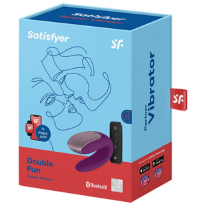 Satisfyer Connect-Double Fun Vibratore per Coppia · Giocattoli per coppie (immagine 12)