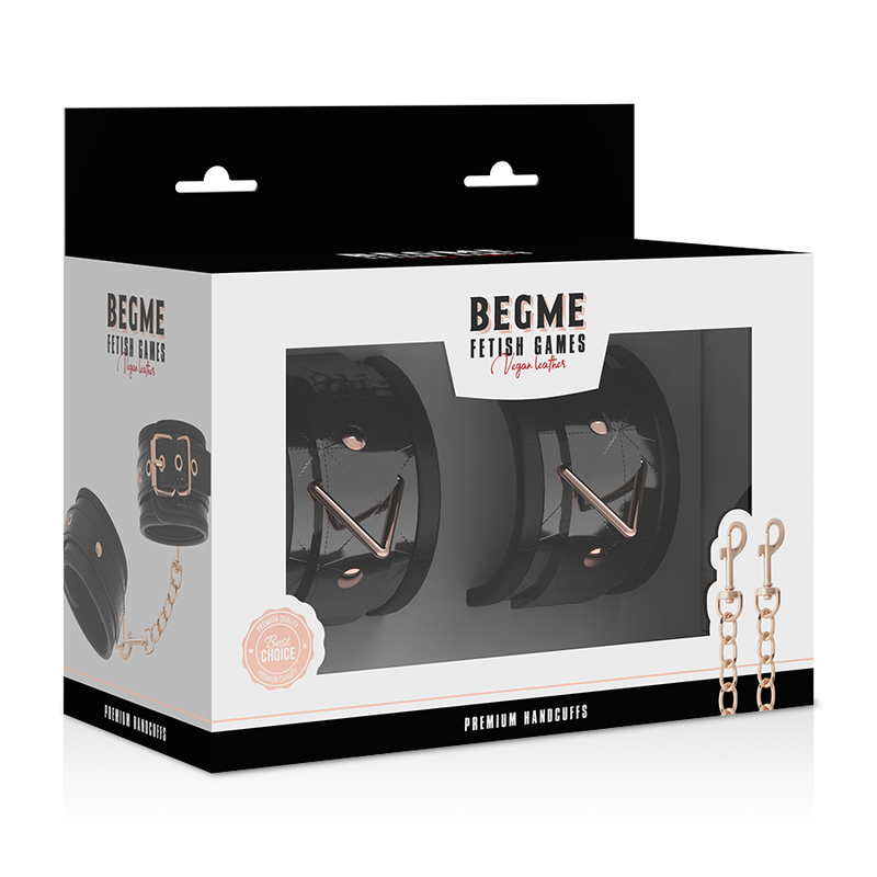 Begme Black Edition-Black Edition Manette Premium Imbottite 2 Begme Black Edition-Black Edition Manette Premium Imbottite — BEGME FETISH GAMES · Bondage & Manette (imaginea 3)