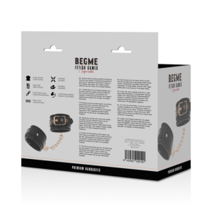 Begme Black Edition-Black Edition Manette Premium Imbottite 10 Begme Black Edition-Black Edition Manette Premium Imbottite — BEGME FETISH GAMES · Bondage & Manette (imaginea 2)
