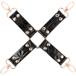 Begme Black Edition-Black Edition Vegan Leather Hog Tie-Metal