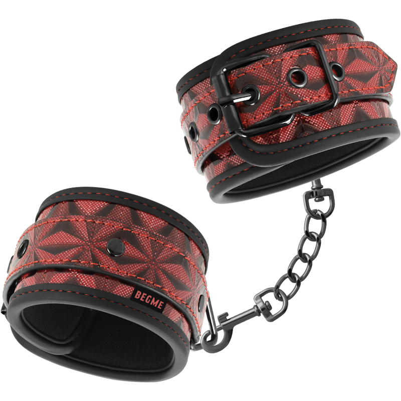 Begme Red Edition-Red Edition Manette Premium con Rivestimento — BEGME FETISH GAMES · Bondage & Manette
