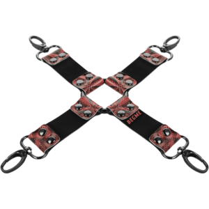 Begme Red Edition-Red Edition guinzaglio Hog Tie in pelle vegana 8 Begme Red Edition-Red Edition guinzaglio Hog Tie in pelle vegana — BEGME FETISH GAMES · Bondage & Manette (immagine 4)