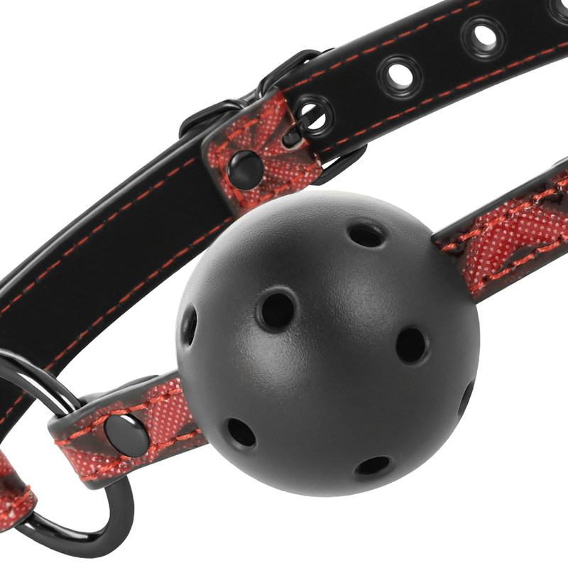 Begme Red Edition-Red Edition Gag di Pelle Vegana — BEGME FETISH GAMES · Bondage & Manette (imaginea 6)