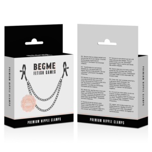 Begme Red Edition-Morsetti per capezzoli edizione Rossa con catena 7 Begme Red Edition-Morsetti per capezzoli edizione Rossa con catena — BEGME FETISH GAMES · Accessori BDSM (immagine 4)