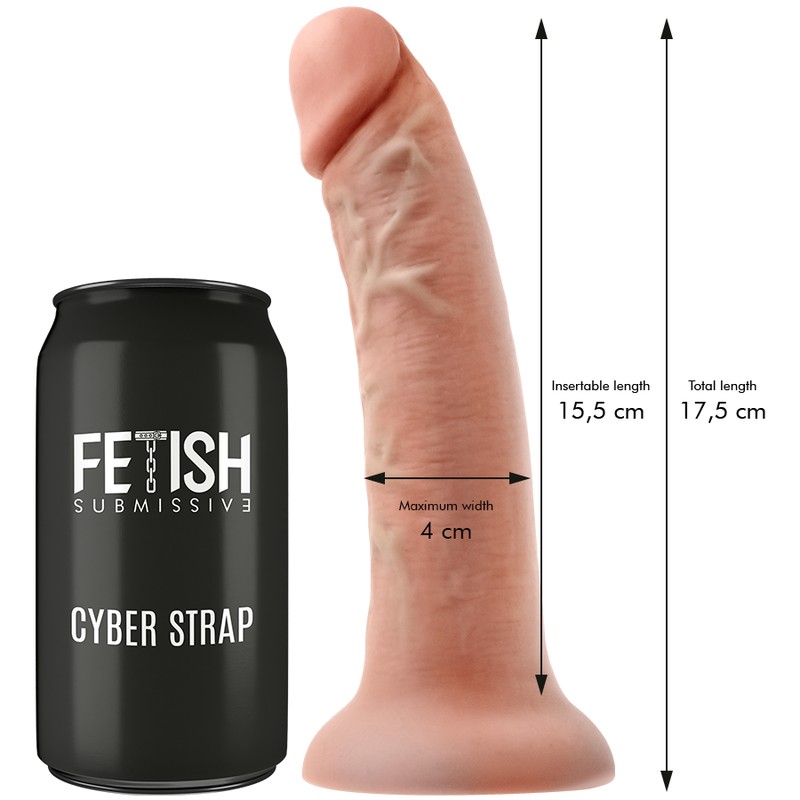 Fetish Submissive-Cyberstrap Imbracatura con Dildo a doppia densità · Strap-on & Imbracature (imaginea 3)